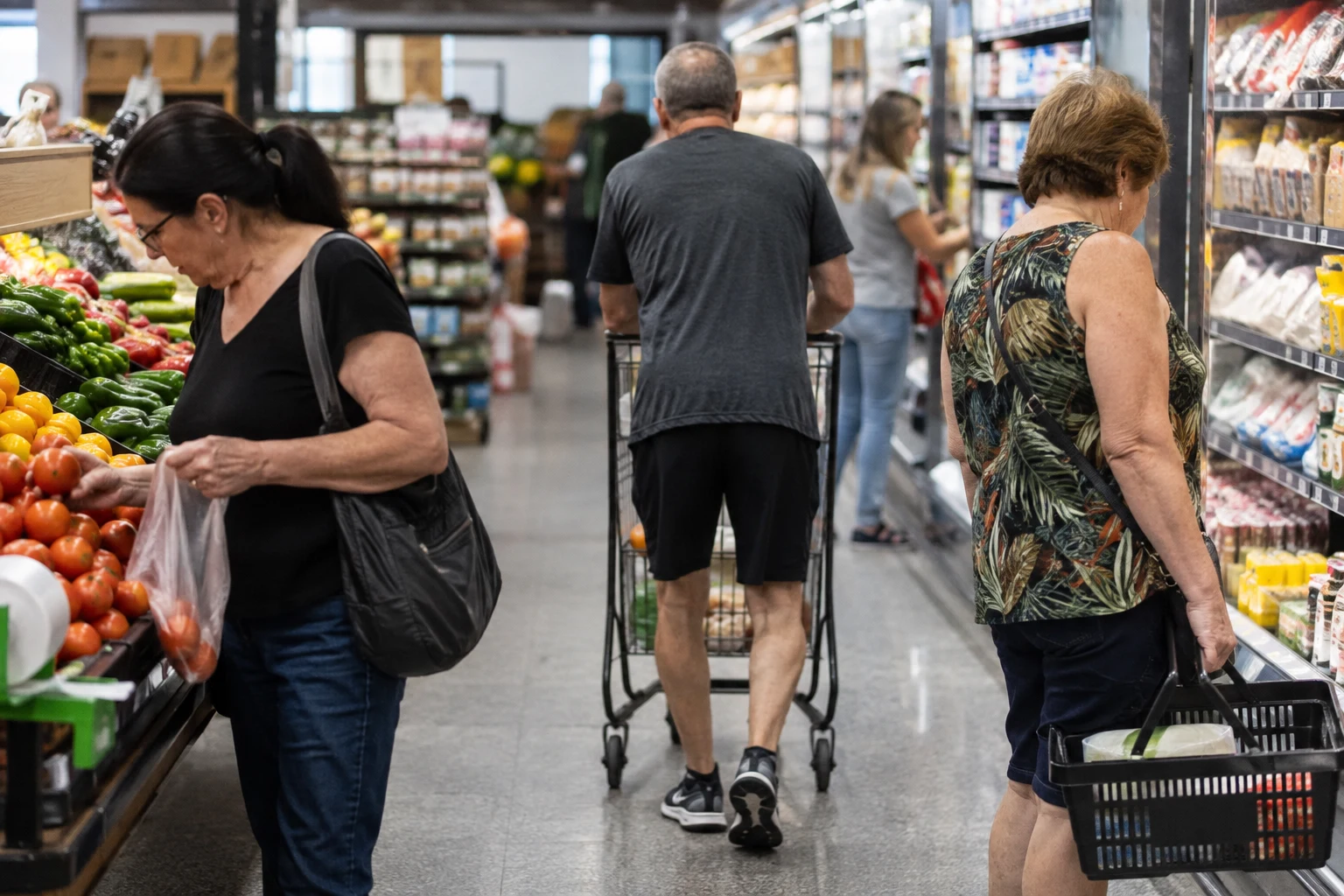 Quase 75% dos gaúchos dizem estar comprando menos do que há um ano